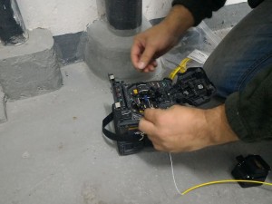 In-Building Fibre Splicing02